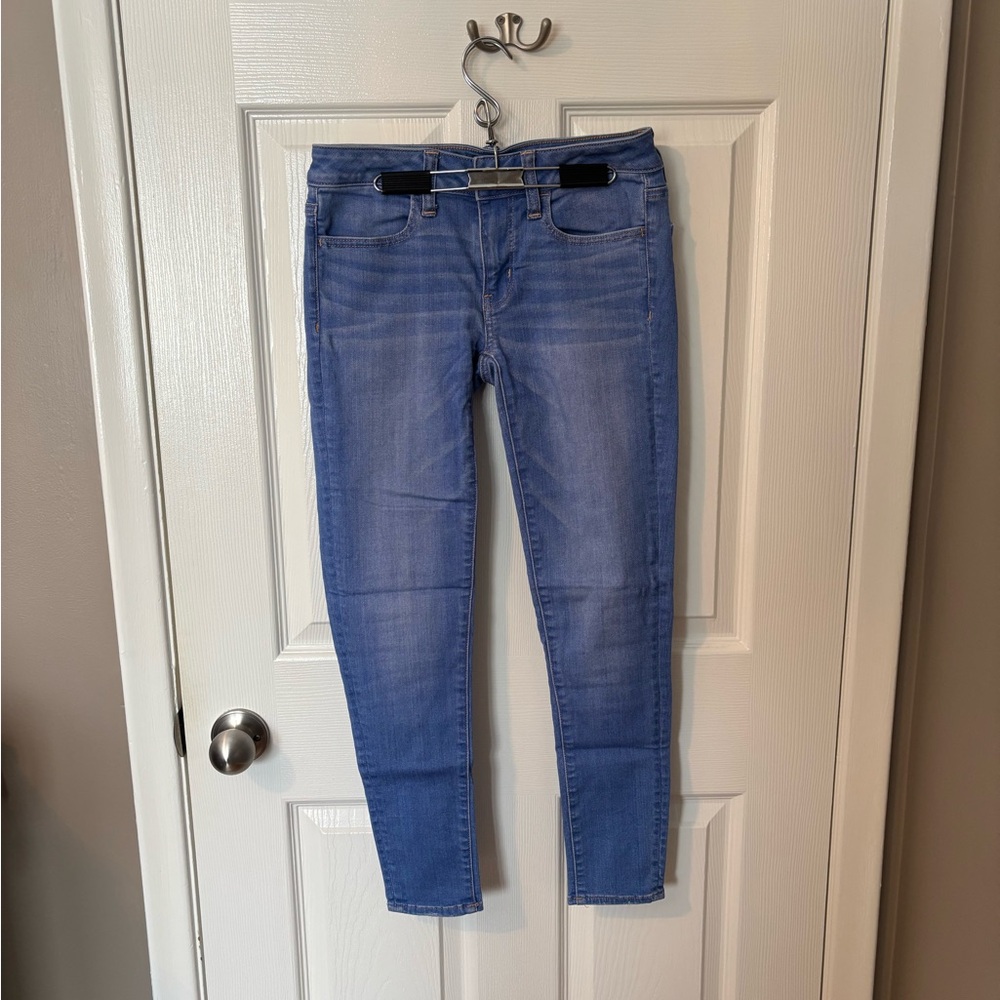 American Eagle Bright Blue Jegging